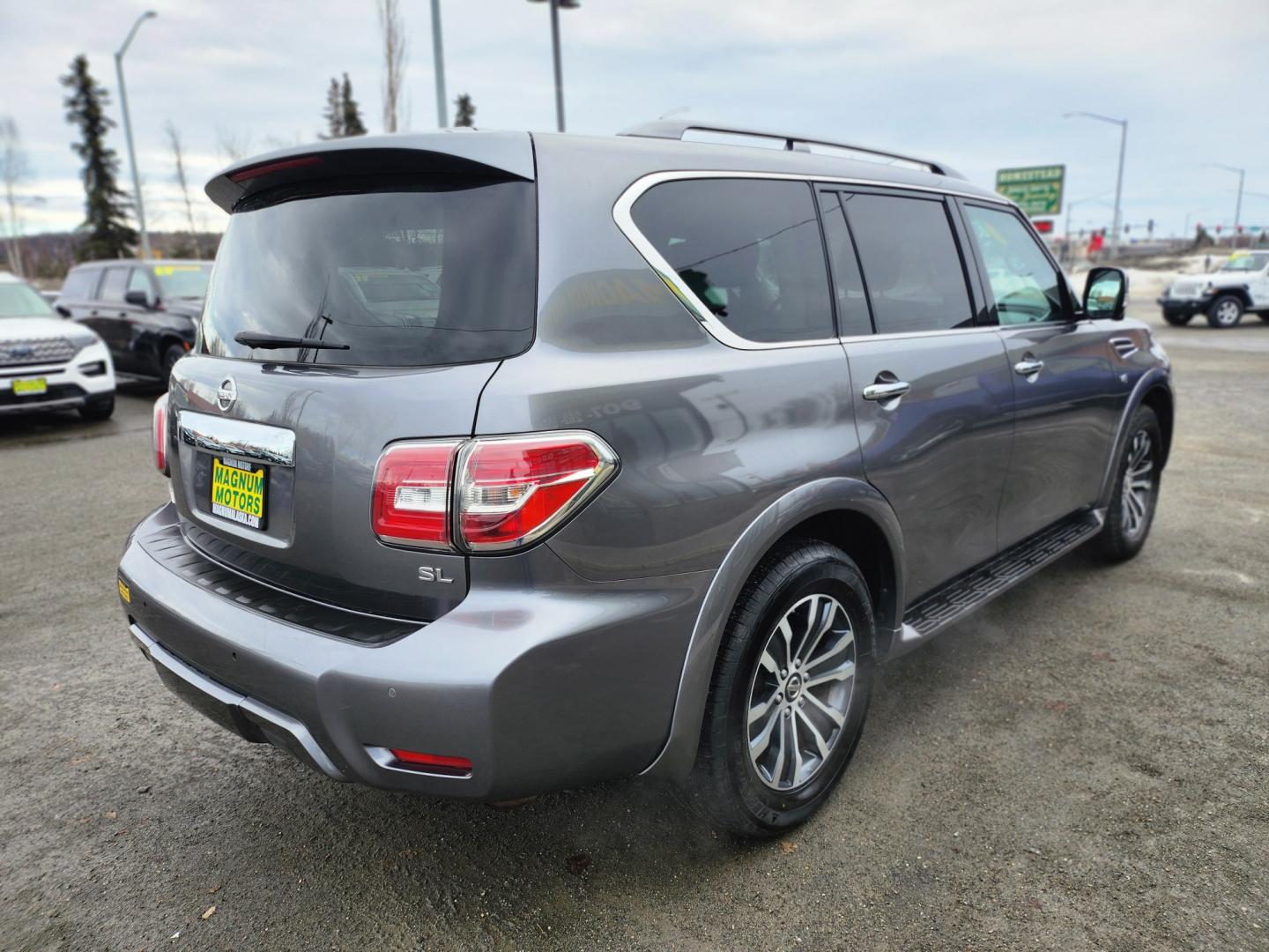 2020 GRAY NISSAN ARMADA SV (JN8AY2NC1LX) with an 5.6L engine, Automatic transmission, located at 1960 Industrial Drive, Wasilla, 99654, (907) 274-2277, 61.573475, -149.400146 - Photo#5